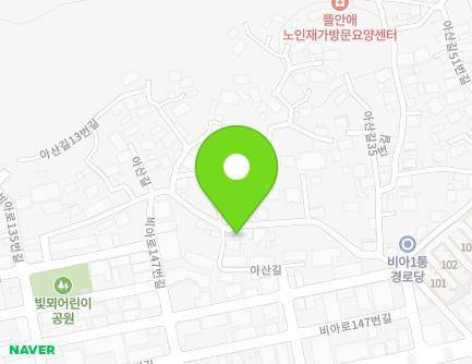 광주광역시 광산구 아산길 22 (비아동, 하아산 경로당) 지도