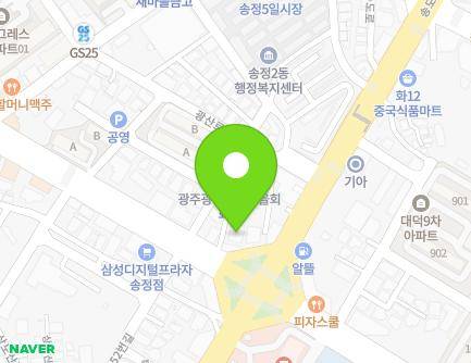 광주광역시 광산구 송정로 53-2 (송정동, 오삼빌) 지도