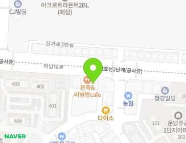 광주광역시 광산구 하남대로 280 (운남동) 지도