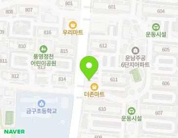 광주광역시 광산구 목련로153번길 124 (운남동, 더존빌딩) 지도