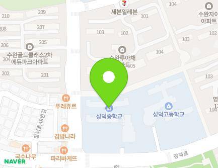 광주광역시 광산구 장덕로 65 (장덕동, 성덕중학교) 지도