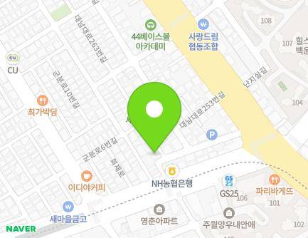 광주광역시 남구 대남대로247번길 12-1 (백운동, 주보라어린이집) 지도