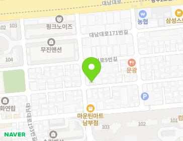 광주광역시 남구 대남대로181번길 15-1 (봉선동) 지도