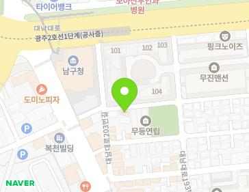 광주광역시 남구 봉선로9번길 8 (봉선동, 사계절회관) 지도