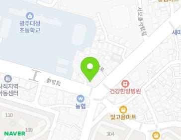 광주광역시 남구 중앙로 73 (서동) 지도