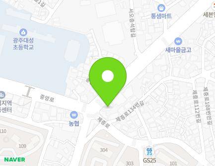 광주광역시 남구 중앙로 78 (서동, 안영주내과의원) 지도