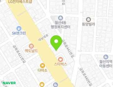 광주광역시 남구 대남대로 388 (월산동, 스타빌딩) 지도