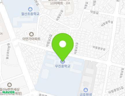 광주광역시 남구 중앙로 7 (월산동, 무진중학교) 지도