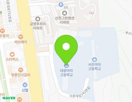 광주광역시 남구 서문대로742번길 13 (주월동, 대광여자고등학교) 지도