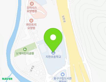 광주광역시 동구 남계길 37 (내남동, 지한초등학교) 지도