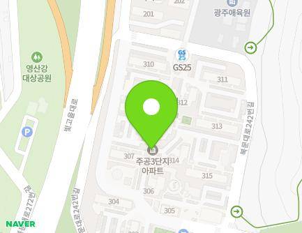 광주광역시 북구 북문대로242번길 11 (동림동, 동림푸른마을주공3단지아파트) 지도
