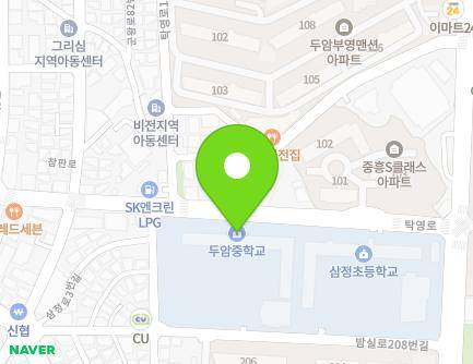 광주광역시 북구 밤실로208번길 23 (두암동, 두암중학교) 지도