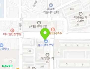 광주광역시 북구 서하로 104 (매곡동) 지도