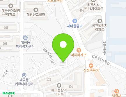 광주광역시 북구 중외길 27 (매곡동, 신세계 어린이집) 지도
