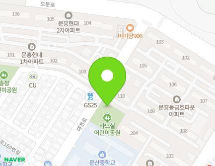 광주광역시 북구 대천로 186 (문흥동, 바느실어린이공원 공중화장실) 지도