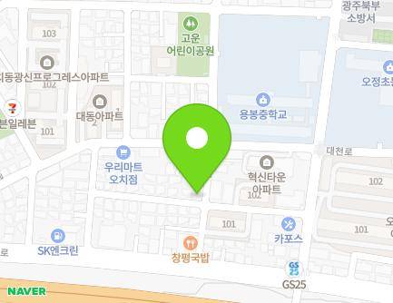 광주광역시 북구 천지인로105번길 11 (오치동, 이레가정어린이집) 지도
