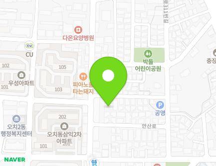 광주광역시 북구 안산로 38-6 (오치동, 해바라기유치원) 지도