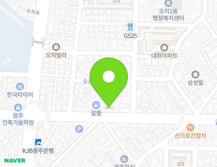광주광역시 북구 서하로 241 (오치동, 광주오치동우체국) 지도
