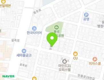 광주광역시 북구 반룡로 9-2 (용봉동) 지도
