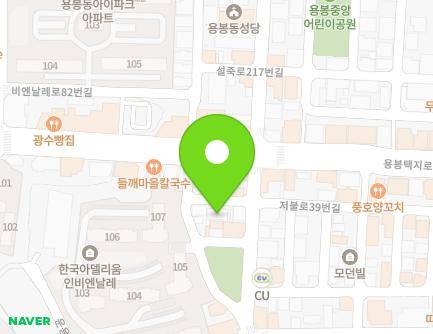 광주광역시 북구 저불로39번길 23 (용봉동) 지도