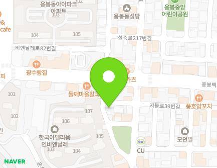 광주광역시 북구 저불로39번길 25 (용봉동) 지도