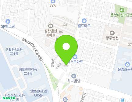 광주광역시 북구 효산로 3 (용봉동) 지도