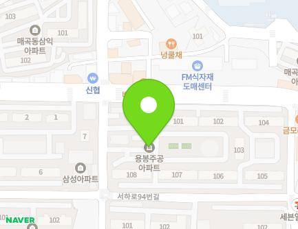 광주광역시 북구 매곡로 20 (용봉동, 주공아파트) 지도