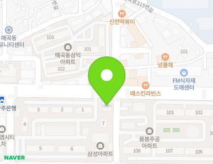 광주광역시 북구 서하로 124 (용봉동, 삼성아파트) 지도