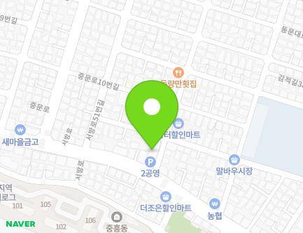 광주광역시 북구 서방로 61 (우산동, 말바우시장 제2주차장) 지도