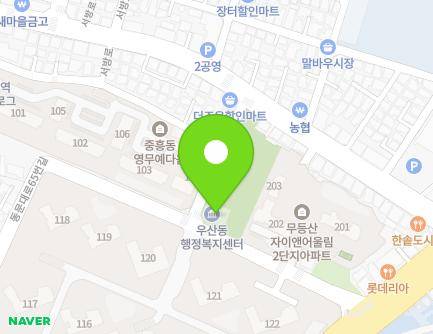 광주광역시 북구 서방로68번길 21 (우산동, 우산동행정복지센터) 지도