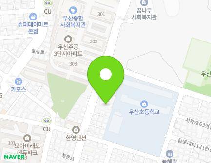 광주광역시 북구 중문로 36 (우산동, 참사랑교회) 지도