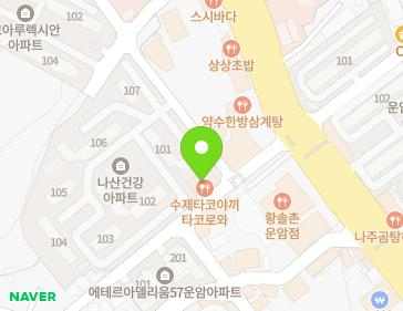 광주광역시 북구 북문대로169번길 16 (운암동, 나산아파트) 지도