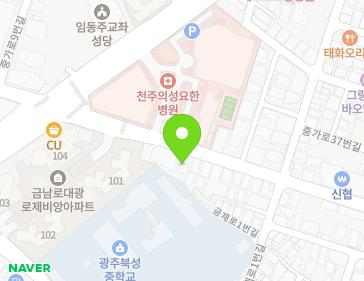 광주광역시 북구 중가로 28 (유동) 지도