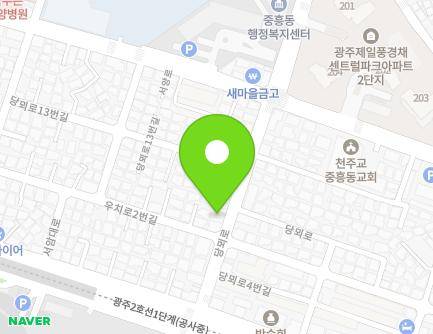 광주광역시 북구 당뫼로 9 (중흥동) 지도