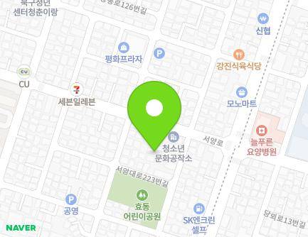 광주광역시 북구 서양로 78-1 (중흥동, 한마음어린이집) 지도