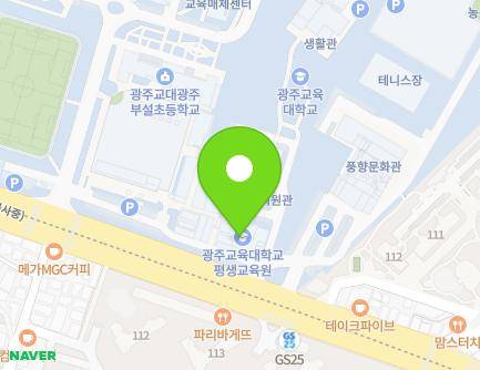 광주광역시 북구 필문대로 63 (풍향동, 광주교육대학교) 지도
