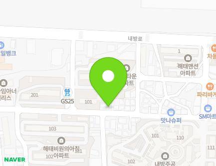 광주광역시 서구 월드컵4강로226번길 23-1 (내방동) 지도