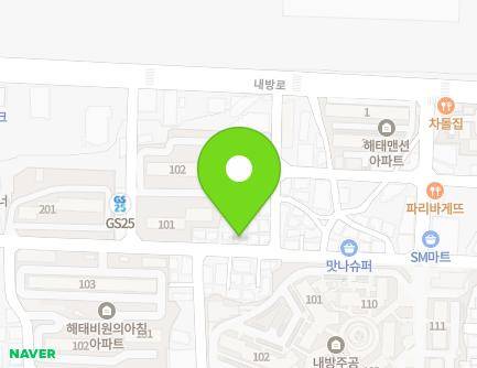 광주광역시 서구 월드컵4강로226번길 25 (내방동) 지도