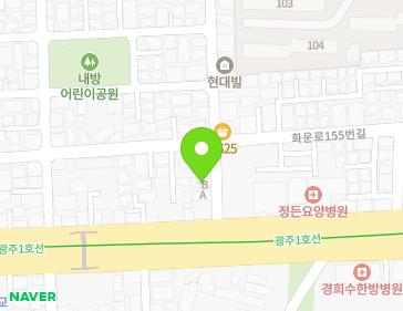 광주광역시 서구 상무대로1019번길 3-1 (내방동) 지도