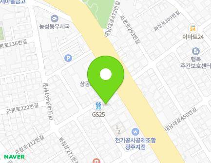 광주광역시 서구 대남대로461번길 3 (농성동, 베스트빌) 지도