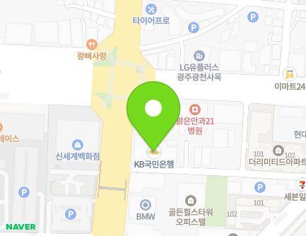 광주광역시 서구 죽봉대로 80 (농성동) 지도