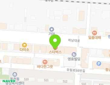 광주광역시 서구 하남대로 672-1 (동천동) 지도