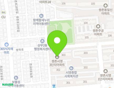 광주광역시 서구 화정로 87-1 (쌍촌동, 시영아파트) 지도