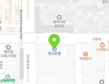 광주광역시 서구 상무중앙로 126 (치평동, 한국은행광주전남본부) 지도