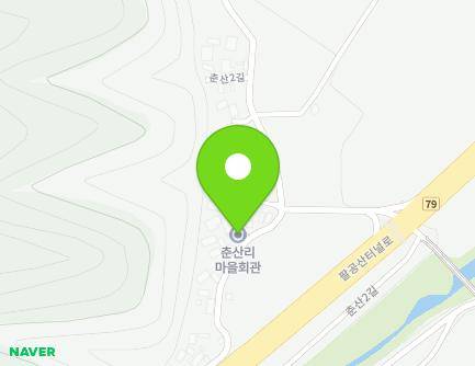 대구광역시 군위군 부계면 춘산2길 38 (춘산리마을노인회관) 지도