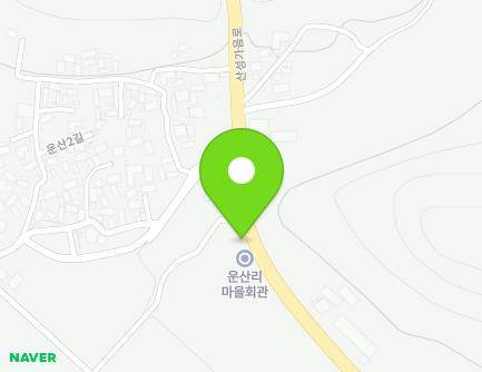 대구광역시 군위군 산성면 산성가음로 527 (운산리마을회관) 지도