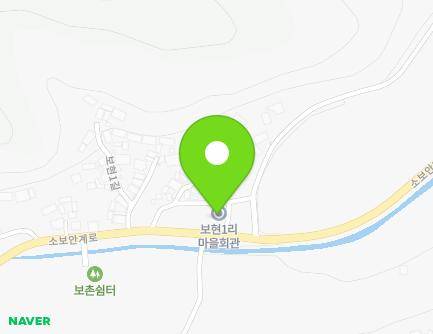 대구광역시 군위군 소보면 소보안계로 650 (보현1리마을노인회관) 지도