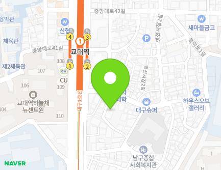 대구광역시 남구 중앙대로40길 10-1 (대명동, 경북유치원) 지도