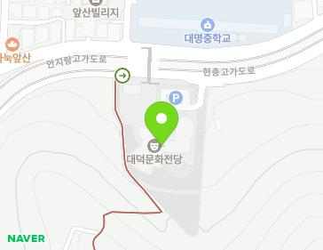 대구광역시 남구 앞산순환로 478 (대명동, 대덕문화전당) 지도