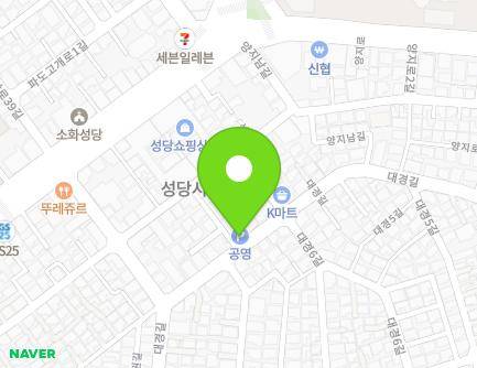 대구광역시 남구 대경길 342 (대명동, 성당시장공영주차장) 지도